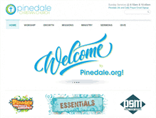 Tablet Screenshot of pinedale.org